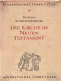 Image of Die Kirche Im Neuen Testament