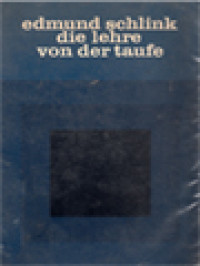 Image of Die Lehre Von Der Taufe