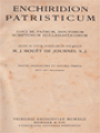 Image of Enchiridion Patristicum: Loci SS. Patrum, Doctorum Scriptorum Ecclesiasticorum