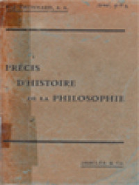 Précis D'Histoire De La Philosophie