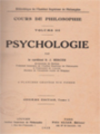 Cours De Philosophie III: Psychologie