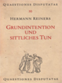 Image of Grundintention Und Sittliches Tun