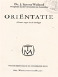 Image of Oriëntatie: Nieuwe Wegen In De Theologie