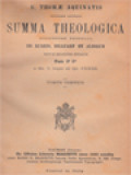 Summa Theologica Diligenter Emendata De Rubeis, Billuart Et Aliorum Notis Selectis Ornata, Pars 2a 2ae, A Qu. I. Usque Ad Qu. CXXIII. (III)