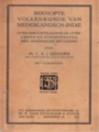 Image of Beknopte Volkenkunde Van Nederlandsch-Indië