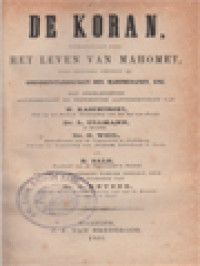 Image of De Koran: Het Leven Van Mahomed, Godsdienstgebruiken Der Mahomedanen, Enz.