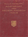 Adatrecht Van Nederlandsch-Indië