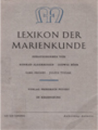 Lexicon Der Marienkunde II