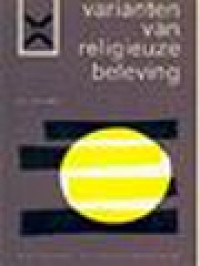 Image of Varianten Van Religieuze Believing: Een Onderzoek Naar De Menslijke Aard