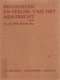 Beginselen En Stelsel Van Het Adatrecht
