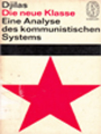 Image of Eine Analyse Des Kommunistischen Systems: Die Neue Klasse