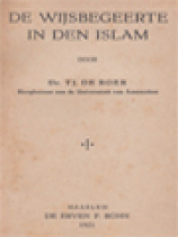 De Wijsbegeerte In Den Islam