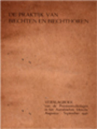 Image of De Praktijk Van Biechten En Biechthoren: Verslagboek Van De Priesterstudiedagen In Het Aartsbisdom Utrecht, Augustus-September 1946.