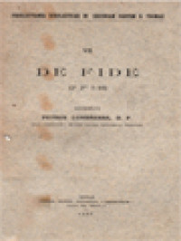 Image of De Fide (2a 2ae, 1-16)