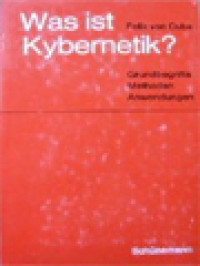 Image of Was Ist Kybernetik? Grundbegriffe Methoden Anwendungen