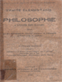 Image of Traité Élémentaire De Philosophie I