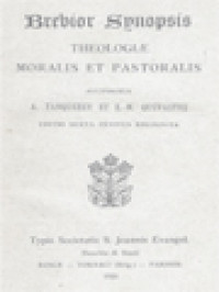 Brevior Synopsis: Theologiae Dogmaticae