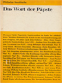 Image of Das Wort Der Päpste