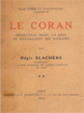 Le Coran: Islam D'hier Et D'aujourd'hui IV