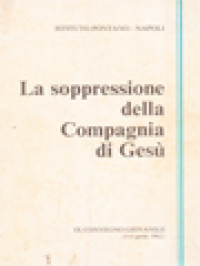 La Soppressione Della Compagnia Di Gesù