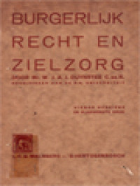 Image of Burgerlijk Recht En Zielzorg