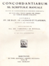 Concordantiarum SS. Scripturæ Manuale