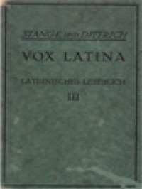 Image of Vox Latina III: Ausgewählte Proben Lateinischen Schrifttums Von 200 n. Chr. Bis Zur Gegenwart