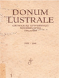 Donum Lustrale, Catholicae Universitati Noviomagensi Oblatum 1923-1948