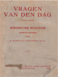 Image of Vragen Van Den Dag: Roomsche Rijkdom I