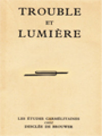 Trouble Et Lumière