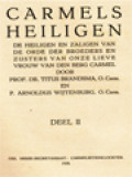 Carmels Heiligen: De Heiligen En Zaligen Van De Orde Der Broeders En Zusters Van Onze Lieve Vrouw Van Den Berg Carmel, Deel II