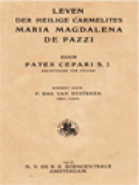 Leven Der Heilige Carmelites Maria Magdalena De Pazzi