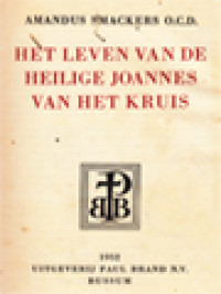 Het Leven Van De Heilige Joannes Van Het Kruis