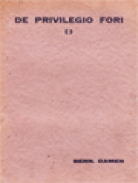 Image of De Privilegio Fori