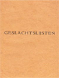 Geslachtslijsten