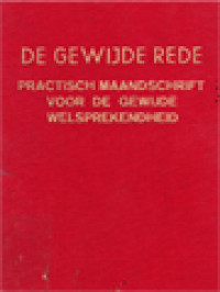 De Gewijde Rede 52-53 25e Jaargang: Practisch Maandschrift Voor De Gewijde Welsprekendheid