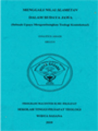 Image of Menggali Nilai Slametan Dalam Budaya Jawa (Sebuah Upaya Mengembangkan Teologi Kontekstual)