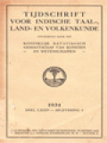 Tijdschrift Voor Indische Taal-, Land- En Volkenkunde (LXXIV) 1