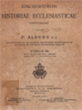 Enchiridion Historiae Ecclesiasticae Universae III