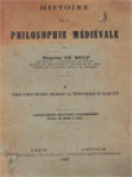 Histoire De La Philosophie Médiévale I: Des Origines Jusqu'a Thomas d'Aquin