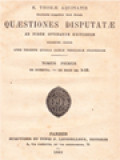 Quæstiones Disputatæ: Ad Fidem Optimarum Editionum, II. De Malo. qq. 13-16. - De Spiritualibus Creaturis. - De Anima. - De Unione Verbi Incarnati. - De Virtutibus In Communi. - De Caritate. - De Correctione Fraterna. - De Spe. - De Virtutibus Cardinalibus. - De Veritate. qq. 1-6.