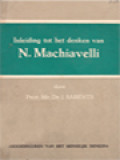 Inleiding Tot Het Denken Van N. Machiavelli