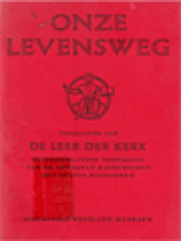Image of Onze Levensweg: Voorloper Van De Leer Der Kerk