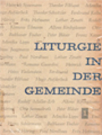 Liturgie In Der Gemeinde I / Paul Bormann, Hans-Joachim Degenhardt (Herausgegeben)