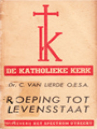 Image of Roeping Tot Levensstaat