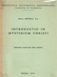 Introductio In Mysterium Christi: (Schemata Lectionum) Testo Italiano