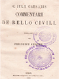 Commentarii De Bello Civili