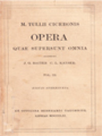 Image of Opera Quae Supersunt Omnia III