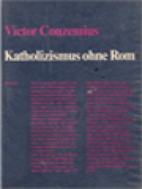 Image of Katholizimus Ohne Rom: Die Altkatholische Kirchengemeinschaft