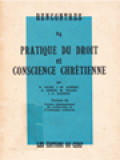 Pratique Du Droit Et Conscience Chrétienne